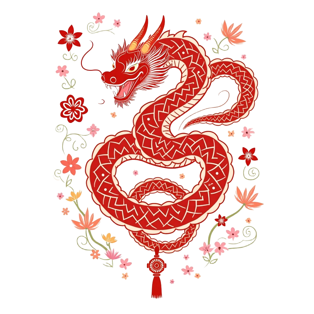 Oriental Dragon in Bloom